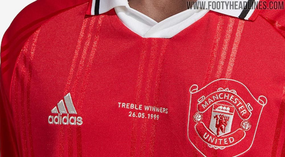 1999 Treble Inspired Adidas Manchester United 19 20 Icon Retro